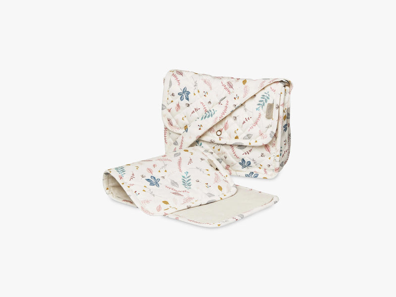 Doll's Diaper Bag, Pressed Leaves Rose