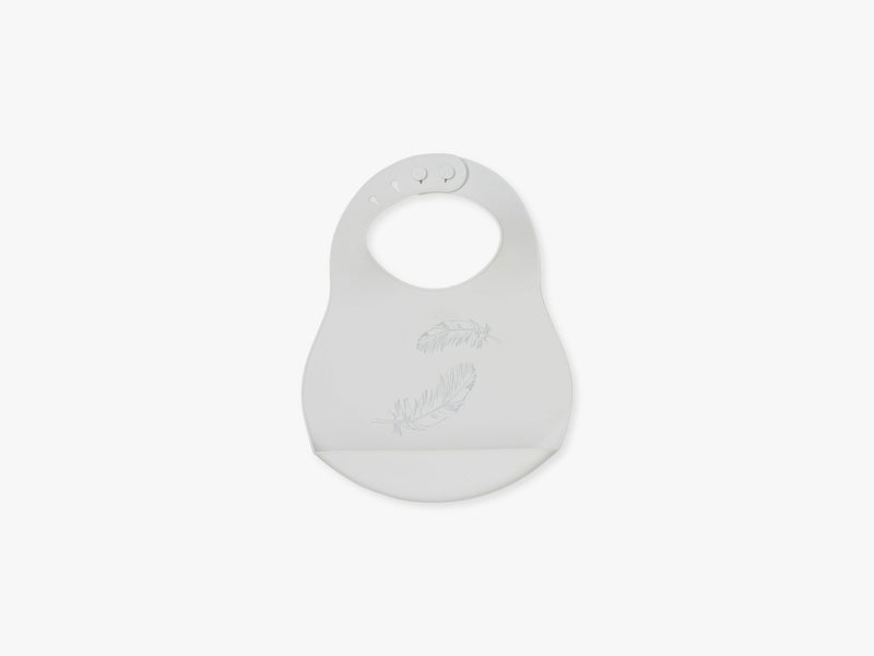 Silicone Bib, Classic Grey