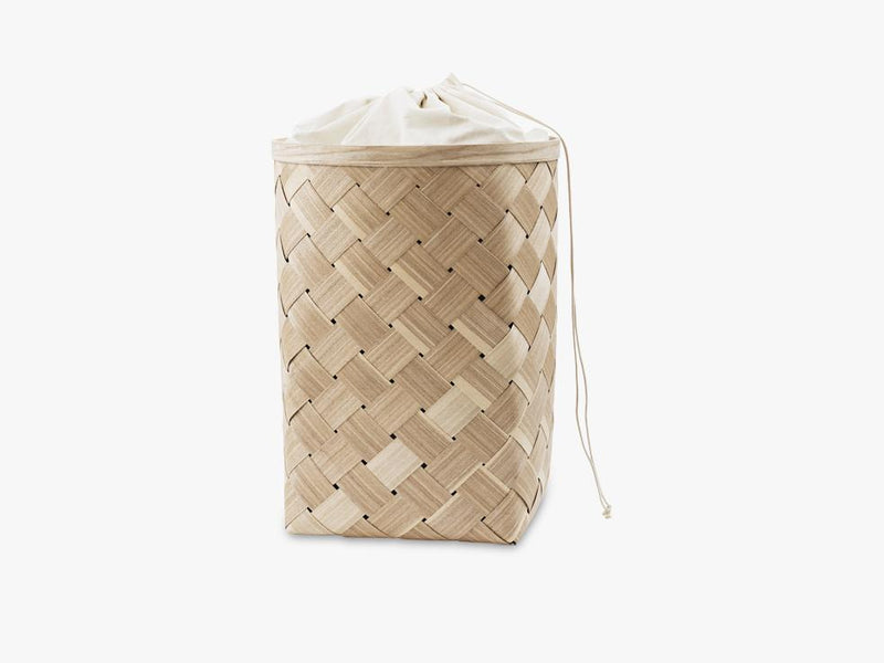 Kurv, Laundrybasket w cotton bag