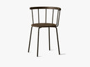 Babette Spisestuestol, Black Steel & Black Oak