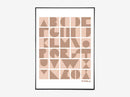 ABC Blocks Dusty Rose
