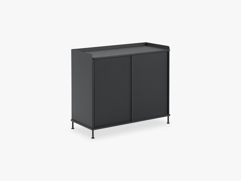 Enfold Sideboard - Tall, Black/Black