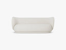 Rico 3-Seater Sofa - Boucle, Off White