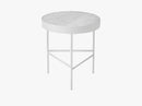 Marble Table - White - Medium