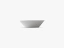 Hvid Riflet Dyb Tallerken, 17 Cm