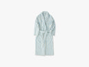 Hooded Bathrobe Bath, Baby Blue Stripes