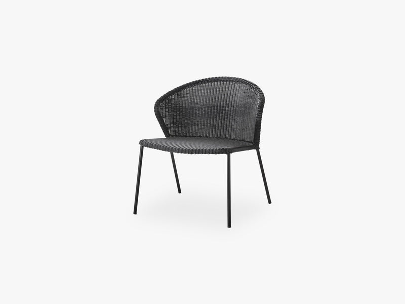 Lean Loungestol - Stabelbar, Black