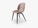 Beetle Dining Chair - Un-upholstered Black Stained Beech base, Sweet Pink shell