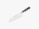 Ideal santokukniv stål/sort L18cm