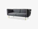 Urban 3-Pers Sofa Ramme, Lava Grey