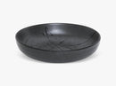 Aya Bowl Low 22cm, matt grey/black