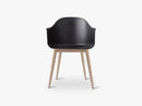 Harbour Chair, Black/ Natural Oak Base