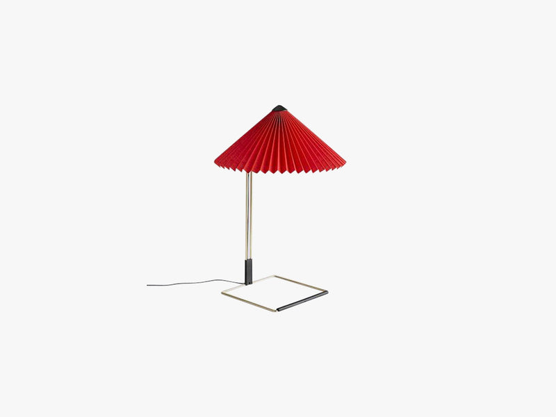 Matin Table Lamp Large, Bright Red