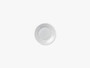 Hvid Riflet Tallerken, Flad, 19 Cm
