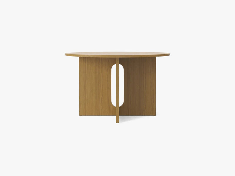 Androgyne Diningtable Ø120, Natural Oak/Natural Oak