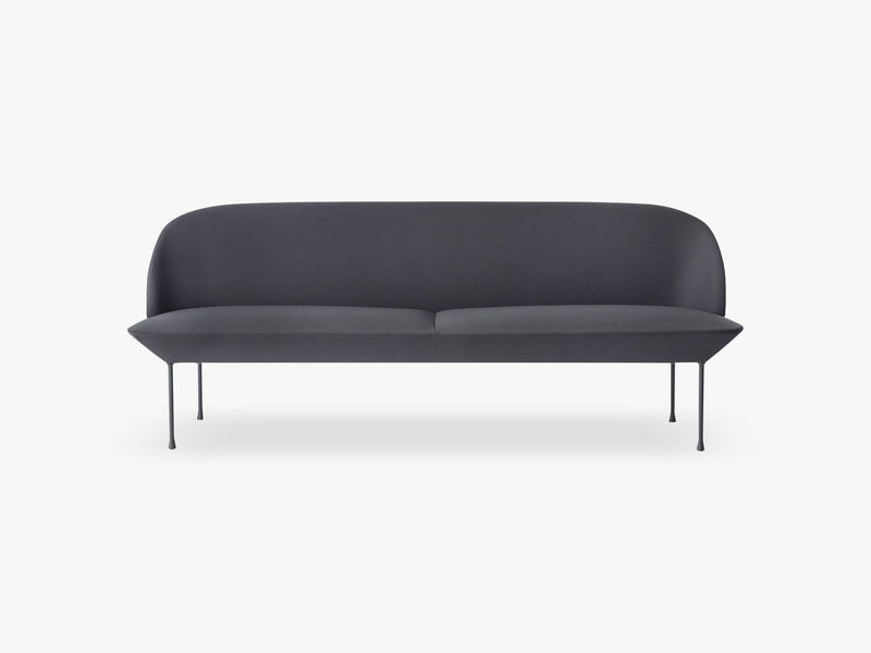 Oslo Sofa / 3-Seater, Steelcut 180 / Dark Grey Legs