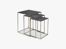 Bord Freja, Steel/Castlerock , W40Xl40Xh50Cm