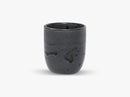 Aya Mug Small 6,5cm, matt grey/black