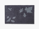 Måtte/løber, 60x90 cm, leaf mega, blue/grey