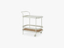 Roll Barvogn Inkl Teak Bordplade, White