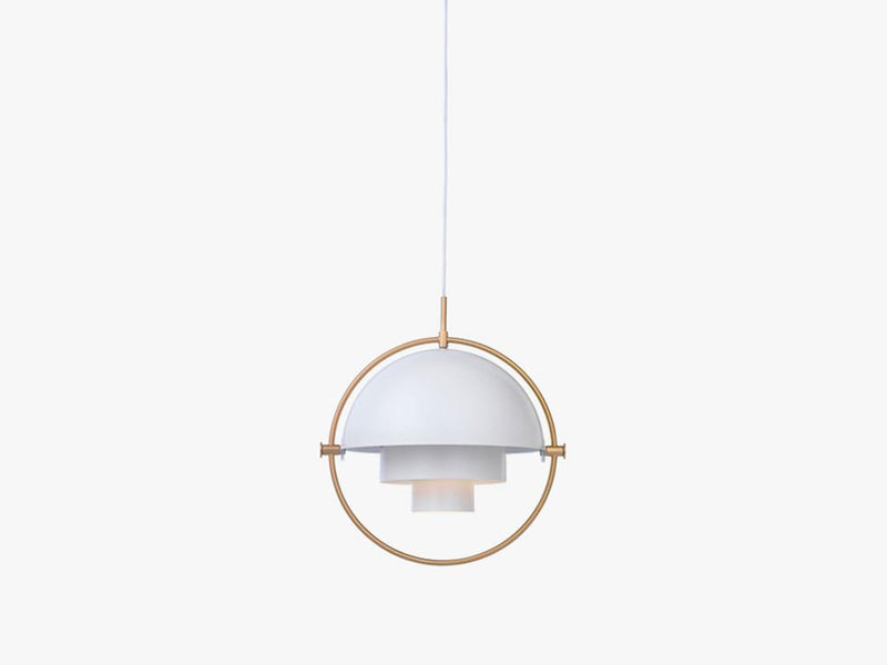 Multi-Lite Pendant - Ø36 - Brass Base, White