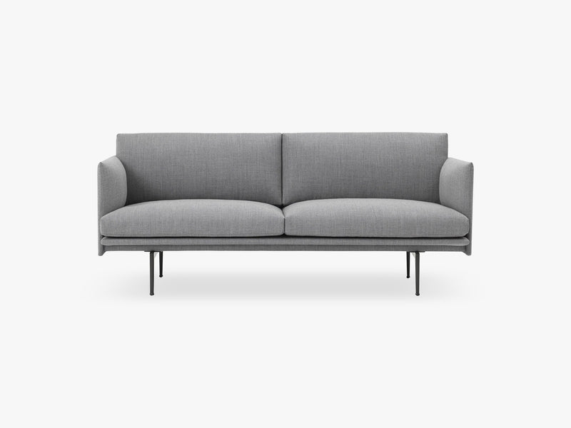 Outline Sofa - 2-Seater, Fiord 151