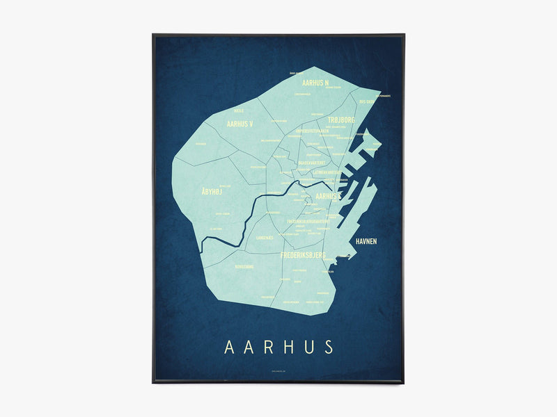 Aarhus Map - Nat