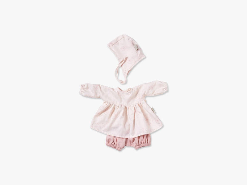 Doll's Clothing Set & Bonnet, Dandelion Rose