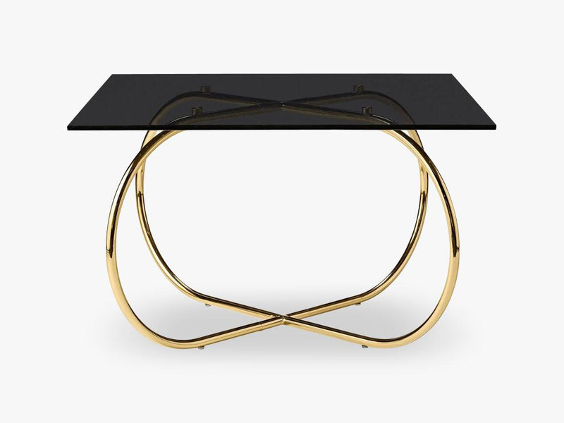 ANGUI table, black/gold