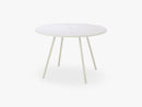 Area Spisebord Dia 110 Cm, White