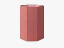 Lampshade large, coral red