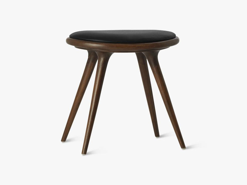 Low Stool H47, Dark Stained Oak