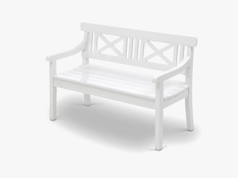 Drachmann Bench 120, White