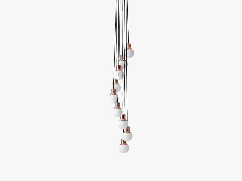 Mass light Chandelier - NA6 - Cobber - 9 pendants