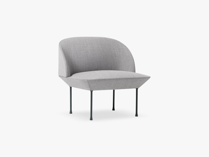 Oslo Lounge Chair / Lounge Chair, Fiord 151 / Dark Grey Legs