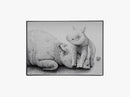 Rhino with Cub