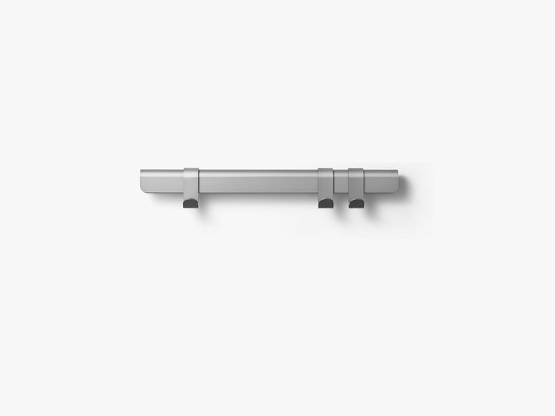 Hug Coat Rack 60cm, Grey/3 Hooks