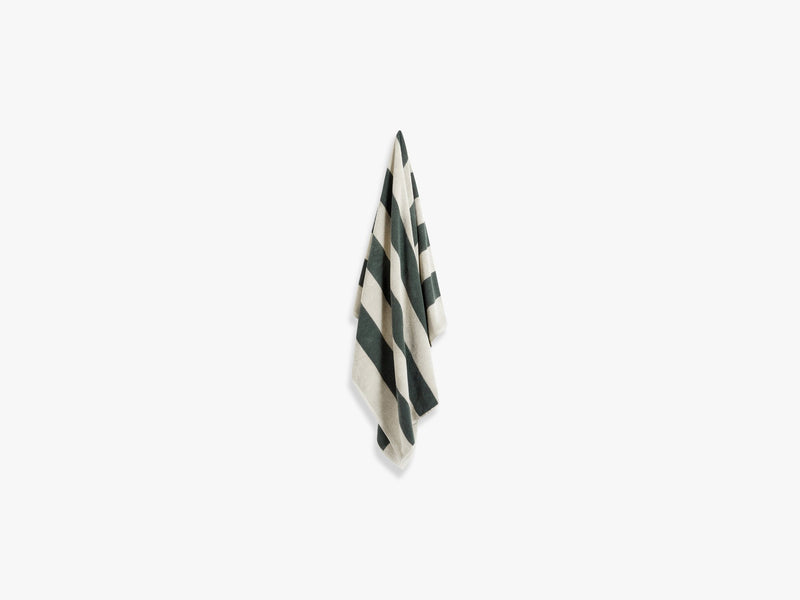 Frotté Stripe - Bath, Dark Green