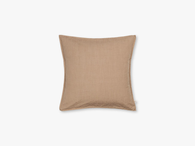 Pillow Cotton Slub 50x50, Light Tabacco