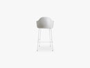 Harbour Chair - Bar, Light Grey Steel Base/Light Grey Shell