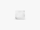 Lyngby Fyrfadsstage, klar glas