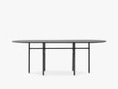 Oval Snaregade Table - Black