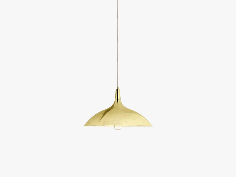 1965 Pendant - Brass base, Brass shade