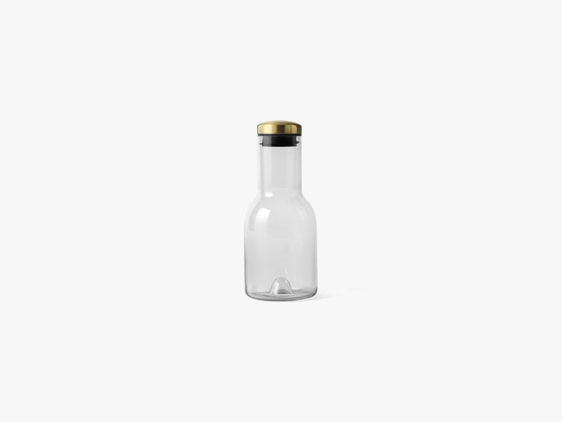 Water Bottle 0,5l w Lid, Smoke/Brass