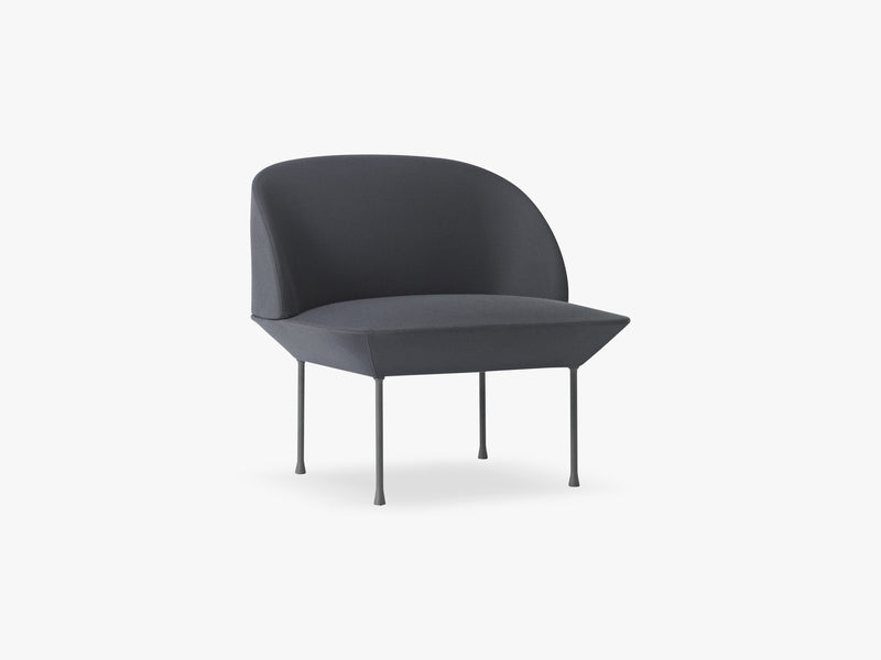 Oslo Lounge Chair / Lounge Chair, Steelcut 180 / Dark Grey Legs