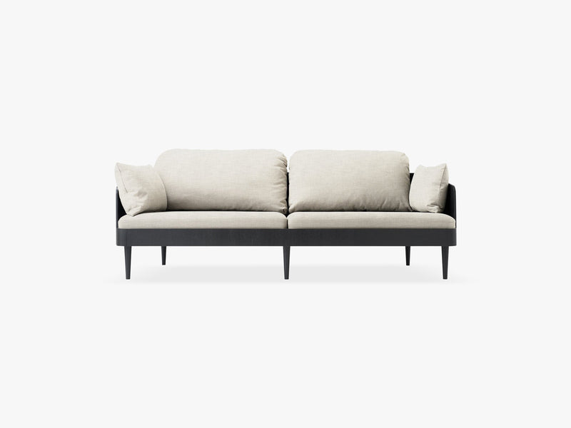 Septembre Sofa, Black Ash, Maple 222