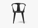 In Between Chair - SK2 - Black stained oak w. black leather