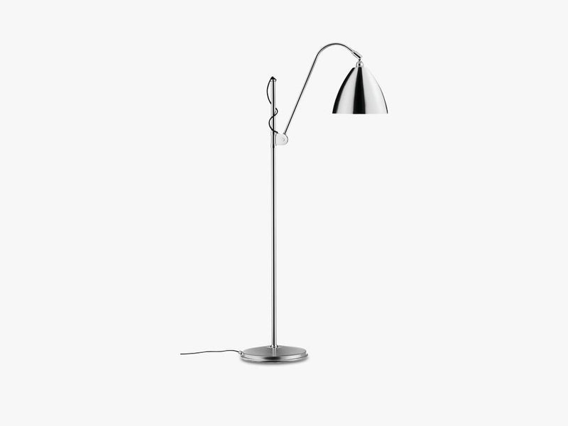 Bestlite BL3 Floor Lamp - Ø21 - Crome Base, All Crome