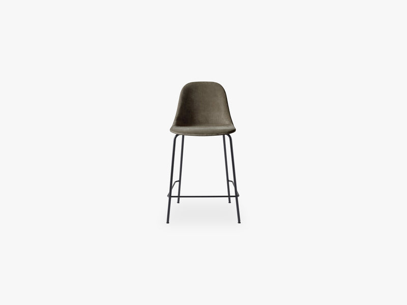 Harbour Side Chair - Counter, Black Steel/City Velvet CA7832/078