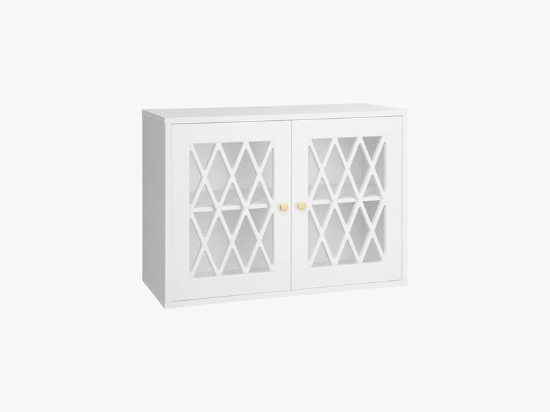 Harlequin Cabinet, White